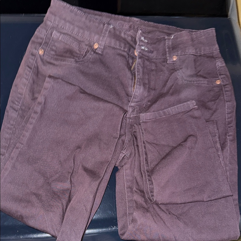 Maurices Deep Purple Denim Shorts